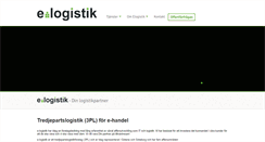 Desktop Screenshot of elogistik.se